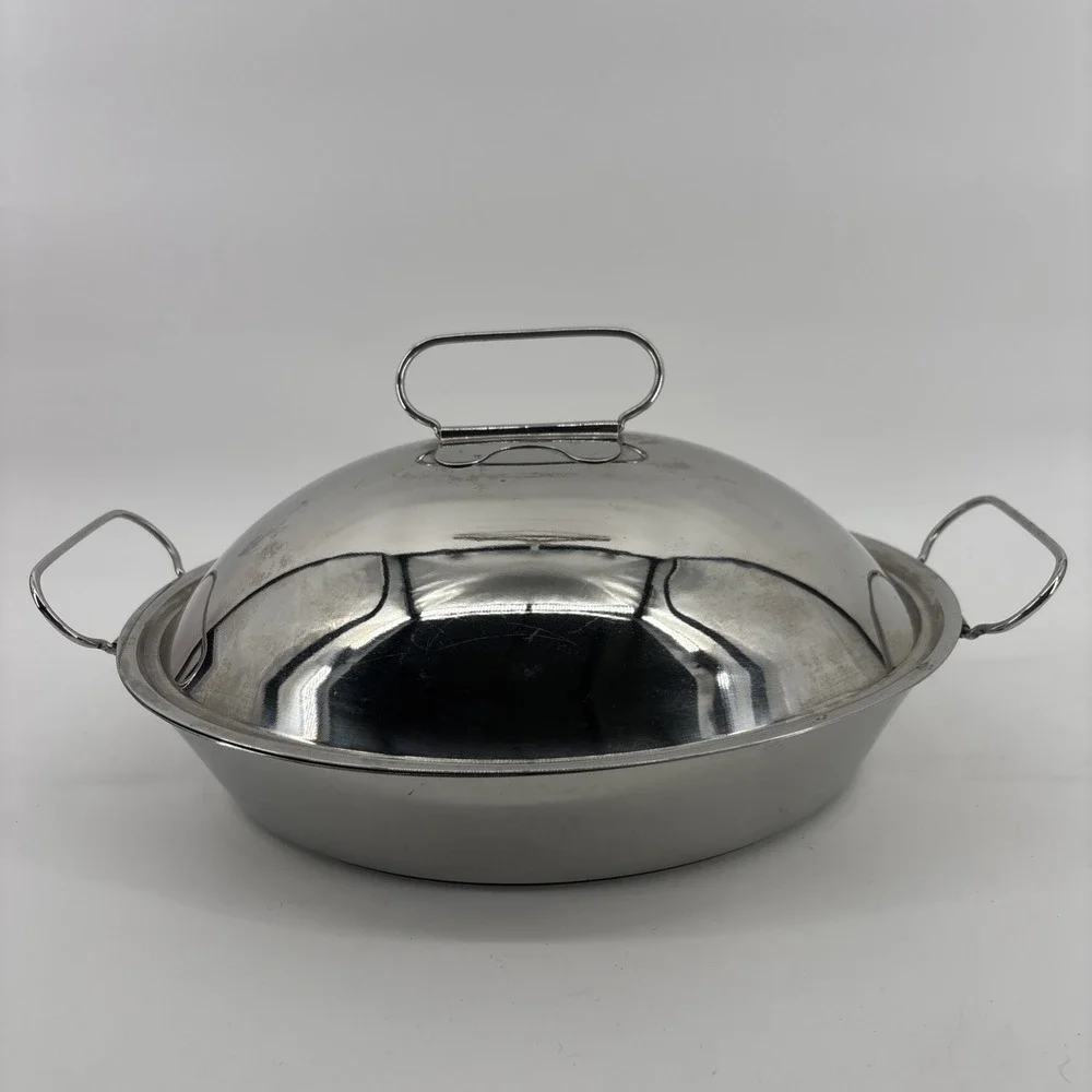 Cuisinart Pennsylvania Dutch Oval Roasting Pan 2 Qt C59-29D Stainless‎ Steel